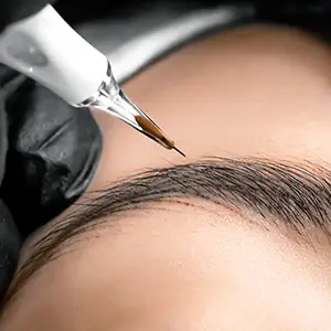 ヘアストロークによる毛並み