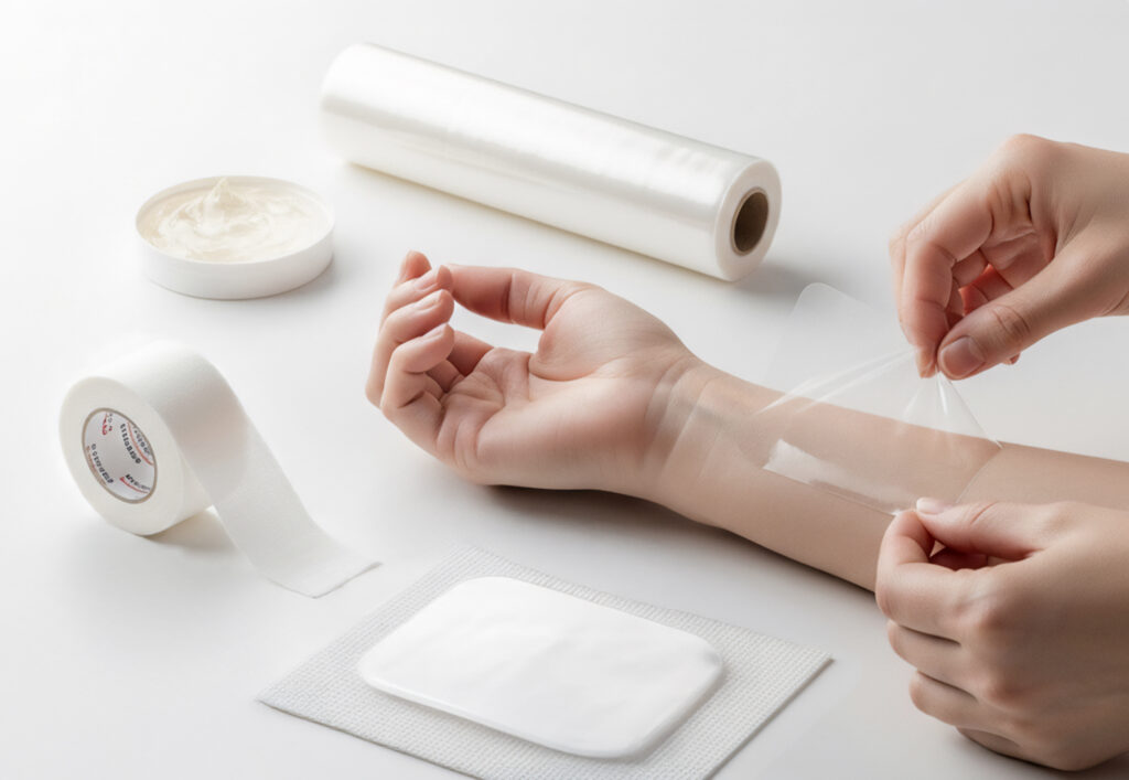 ワセリン・ラップ・サージカルテープ・防水フィルムの画像