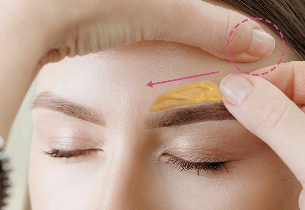 眉毛ワックスを剥がすときのポイント
