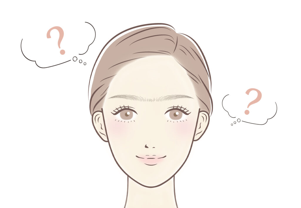 眉毛が繋がっているひとの印象