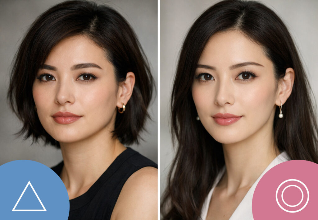 大人顔向垢抜け眉毛