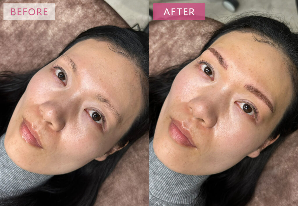 眉毛アートメイクの症例写真