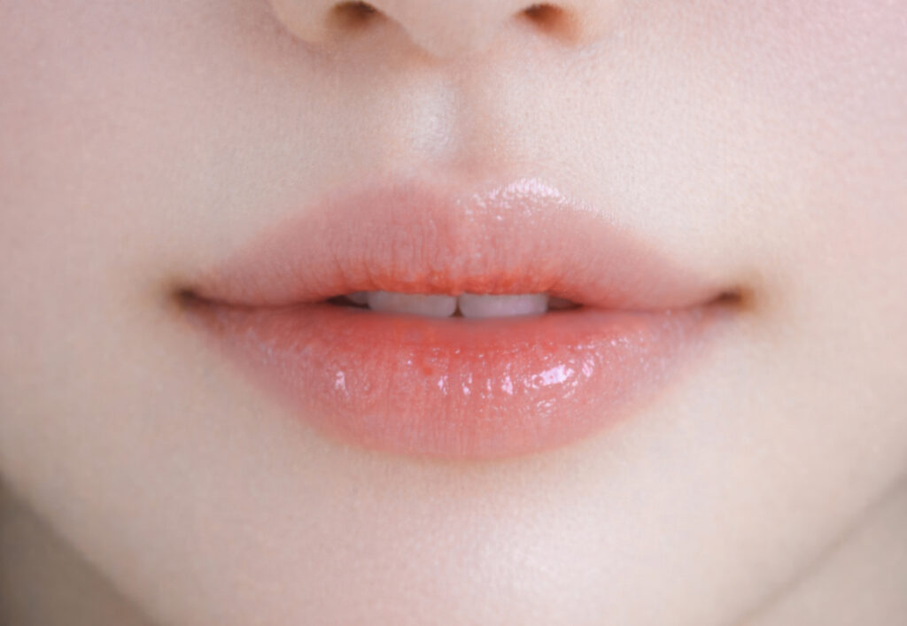 白湯メイクのリップメイクポイント